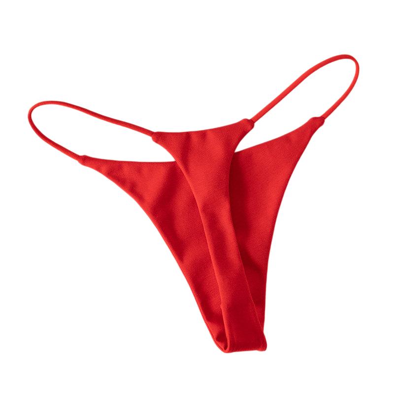 Seamless Underwear Women - Tanga de algodón de cintura baja