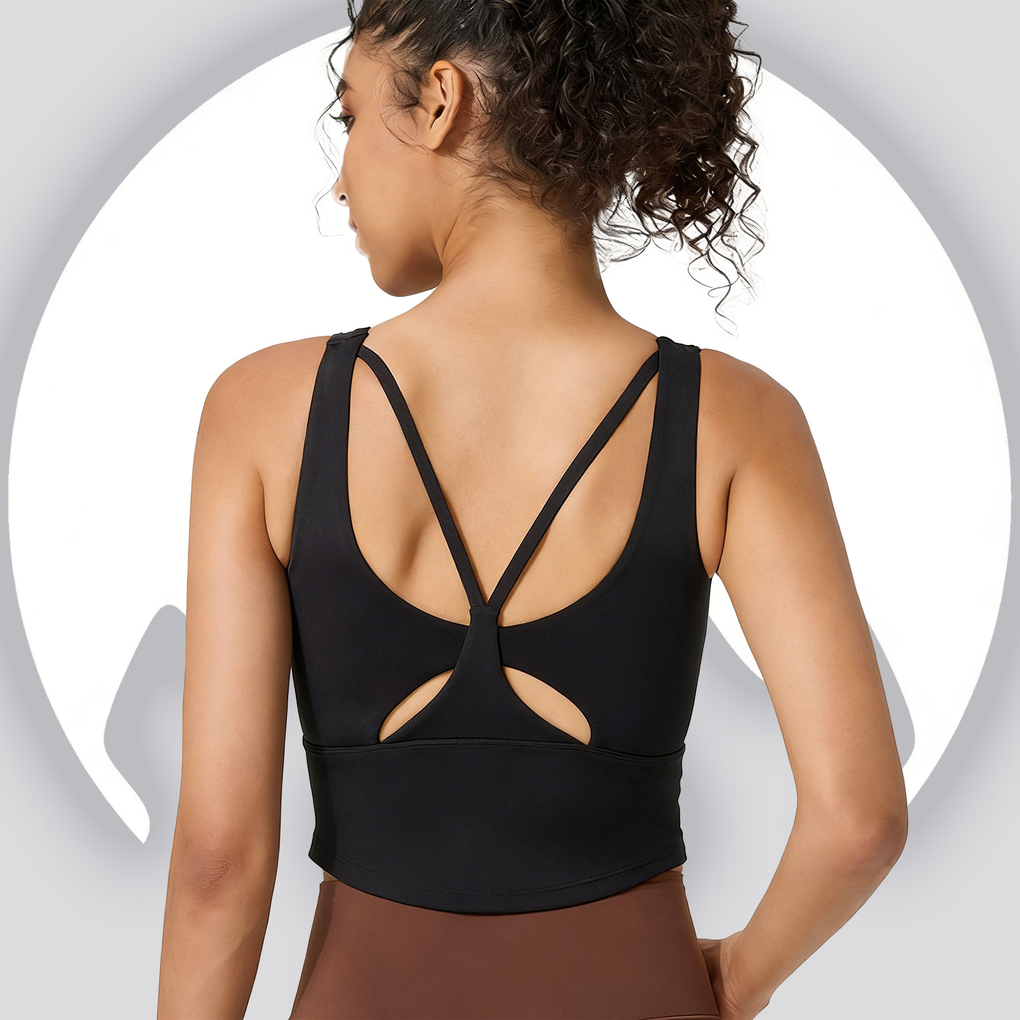 Sports Bra High Impact - Sujetador deportivo de yoga para mujer