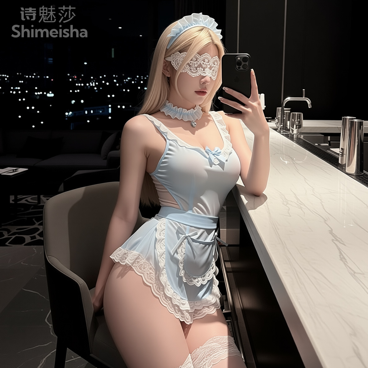 Jimiko, body de encaje azul y  - Lace Teddy Lingerie reseña y precio