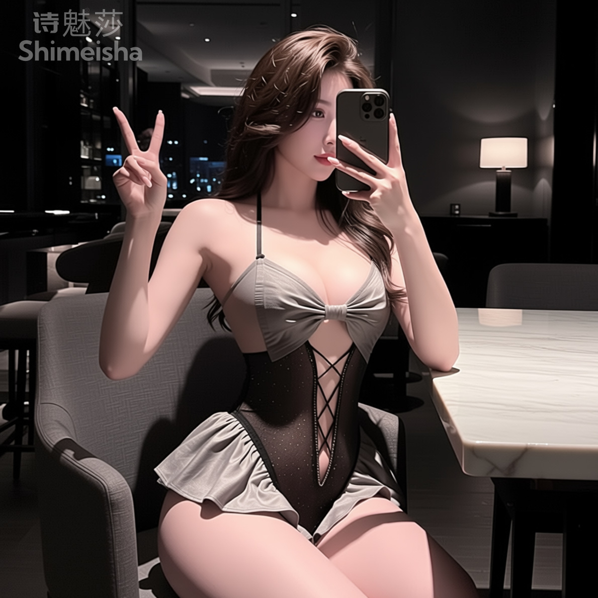 jimiko Disfraz de Lencería de  - Lace Teddy Lingerie reseña y precio