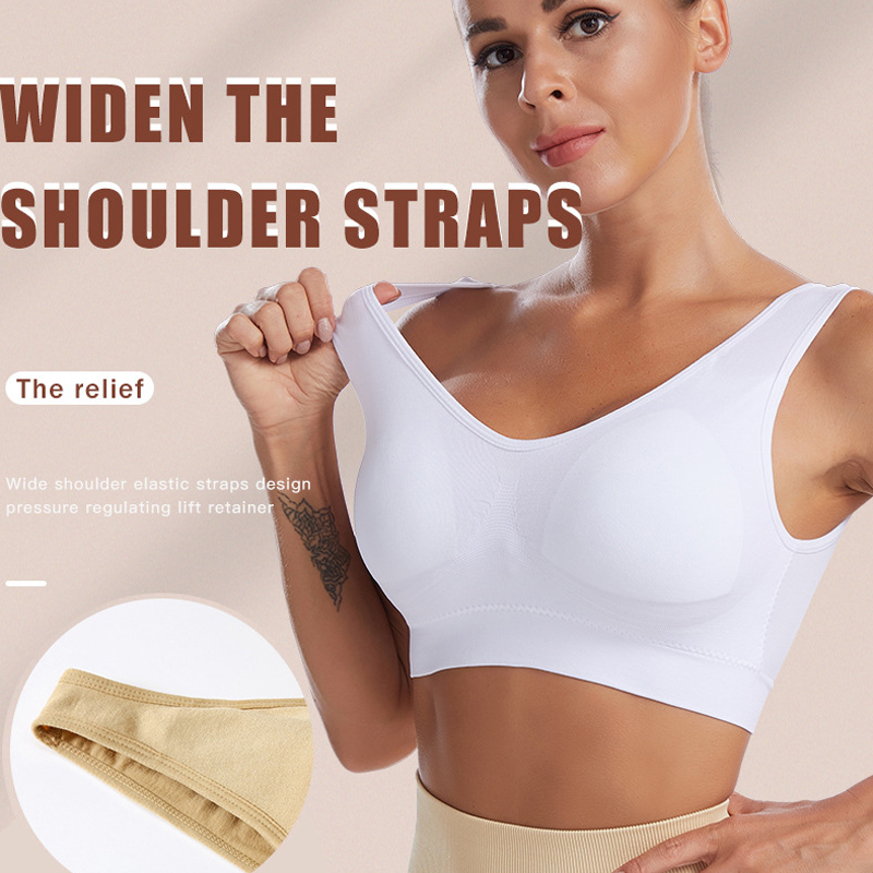 S-4XL Sujetador sin aros de ta - Seamless Underwear Women reseña y precio
